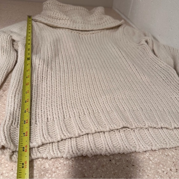 NWT Miracle Sweater M/L Cowl Neck Knit Cable Sweater - Picture 14 of 16